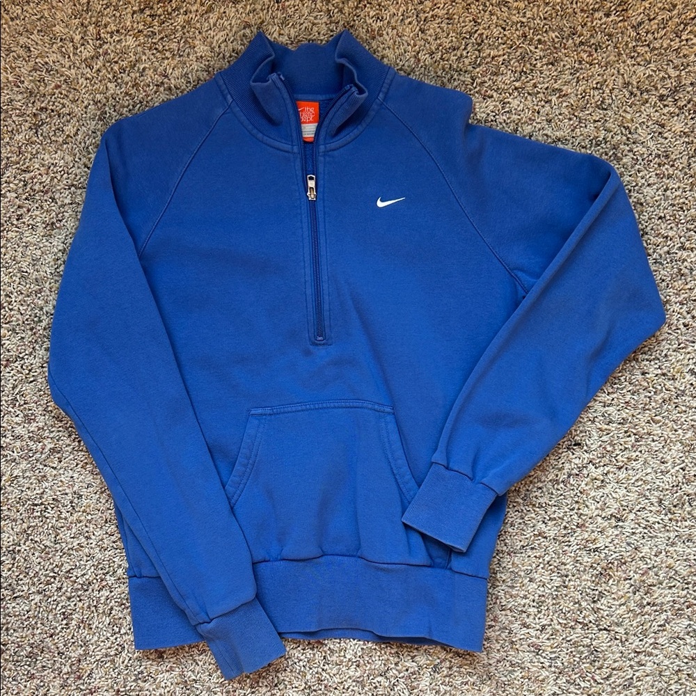Nike Royal Blue Half-Zip Pullover